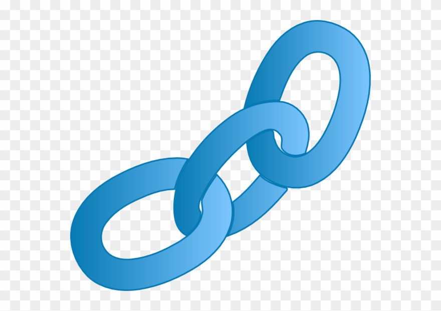 Blue Chain Svg Clip Arts 600 X 541 Px - Png Download