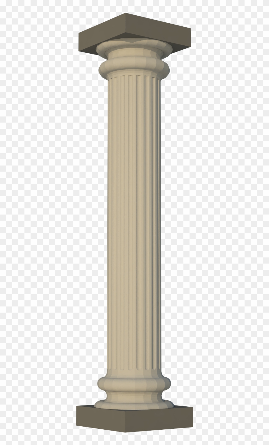 Greek Pillar Dustynus Thingiverse Png Fancy Pillar - Transparent Roman Pillar Png Clipart