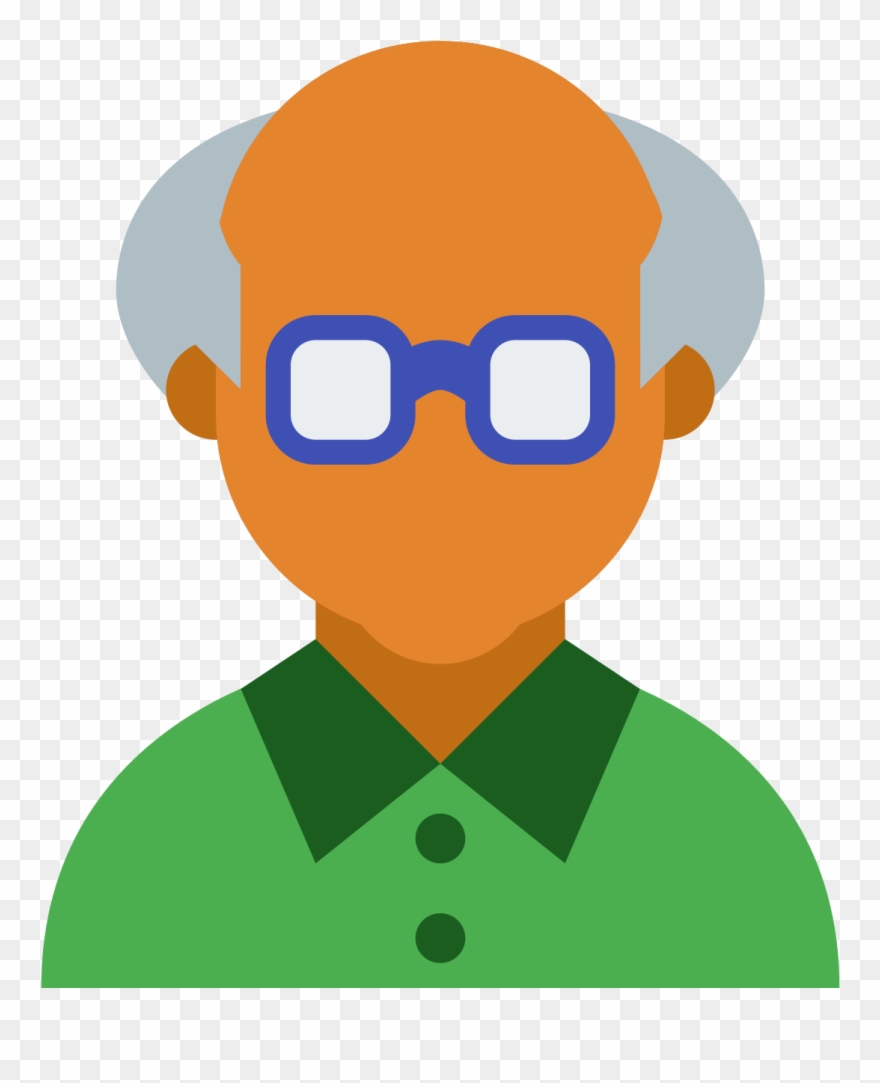 Senior Citizen Icon - Retired Icon Png Clipart