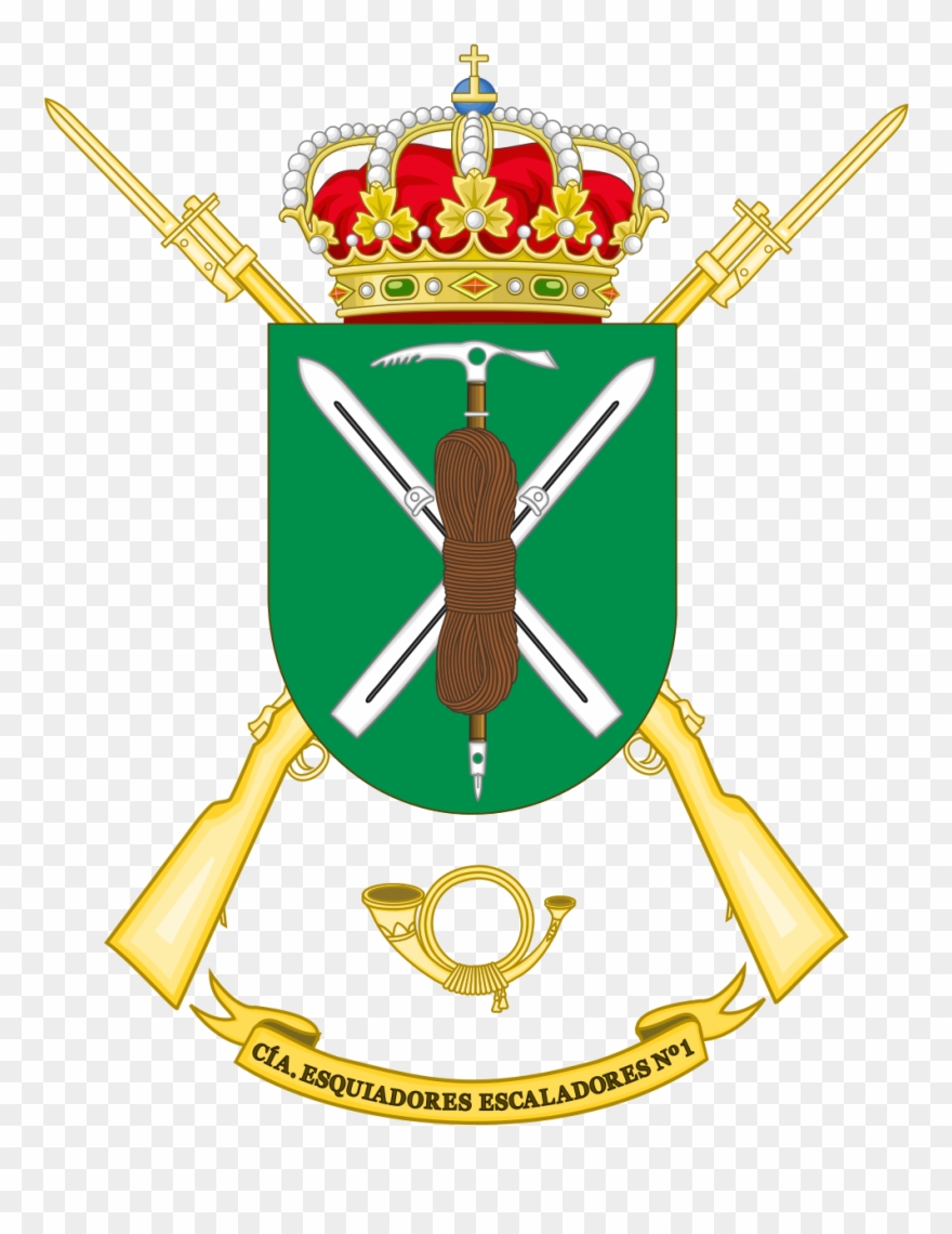 Armoiries D'une Compagnie De Troupes De Montagne De - Dia De La Hispanidad En Panama Clipart
