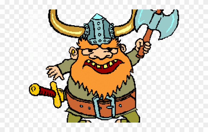 History Clipart Animated Gif - Happy Viking Mylar Balloon - Png Download