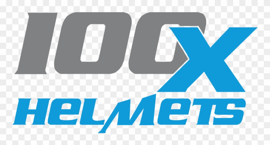 100x Helmets Logo Clipart