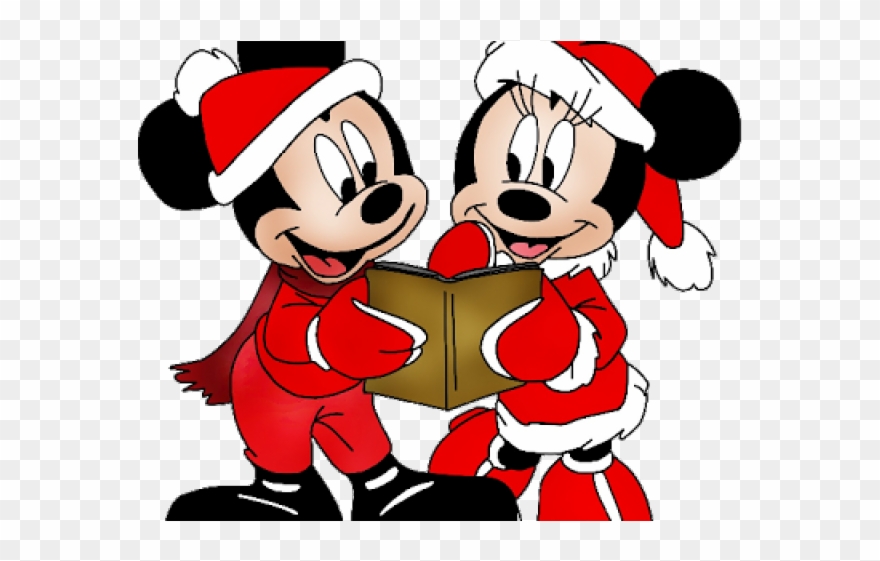 Minnie Mouse Clipart Presents - Mickey And Minnie Mouse Coloring - Png Download