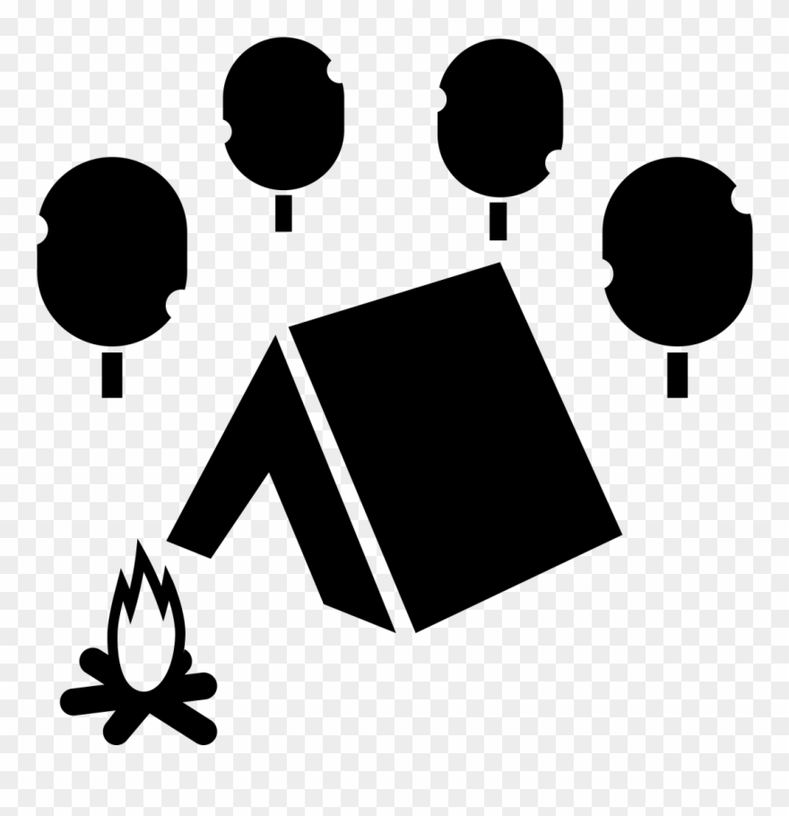 Private Camping Pitches - Camping Clipart