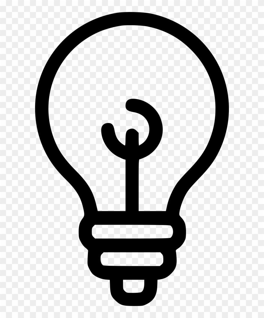 Creative Bulb Lamp Svg Png Icon Free - Idea Lamp Icon Png Clipart