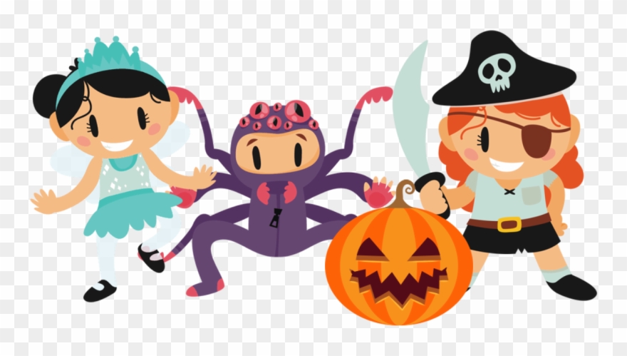 Picture1 - Halloween Kids Costume Cartoon Transparent Clipart