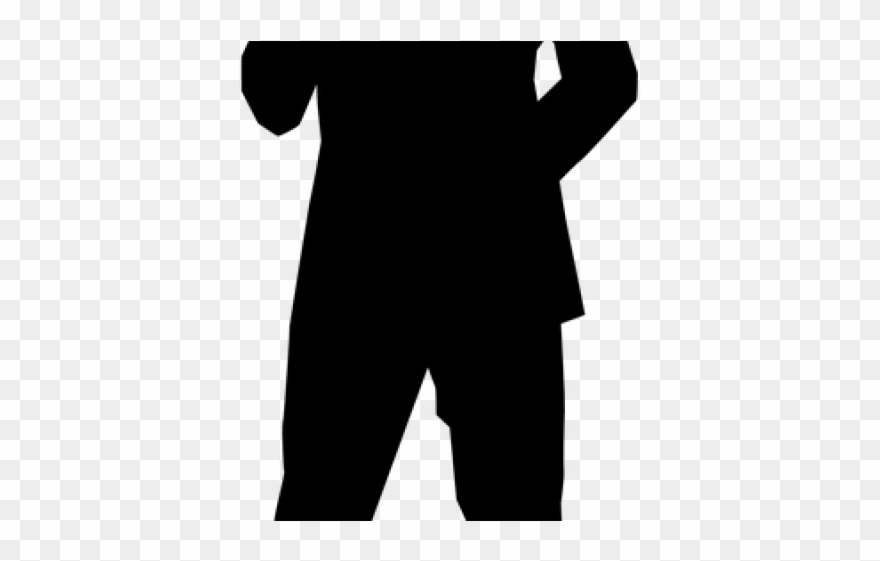 People Silhouette Clipart Hand On Hip - Pocket - Png Download