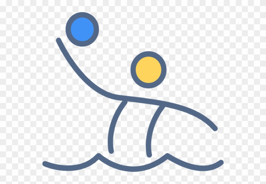 Free Online Water Polo Sports Fitness Vector For Design - Portable Network Graphics Clipart