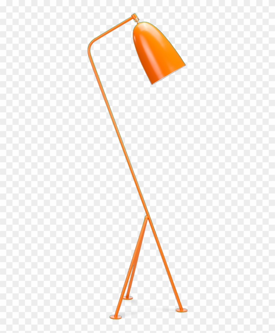 Grasshopper Floor Lamp - Stehleuchte Orange Clipart