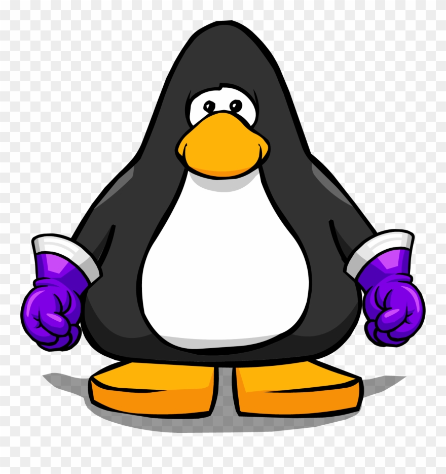 Gloves Clipart Club Penguin - Club Penguin Dark Blue - Png Download