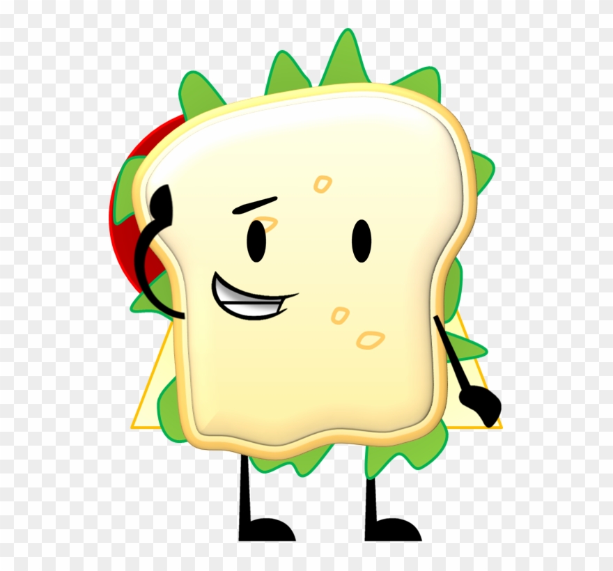 Sandwich Clipart Bfdi - Bfdi Sandwich - Png Download