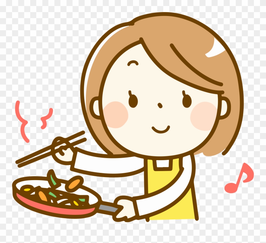 Big Image - 料理 を 作る イラスト Clipart