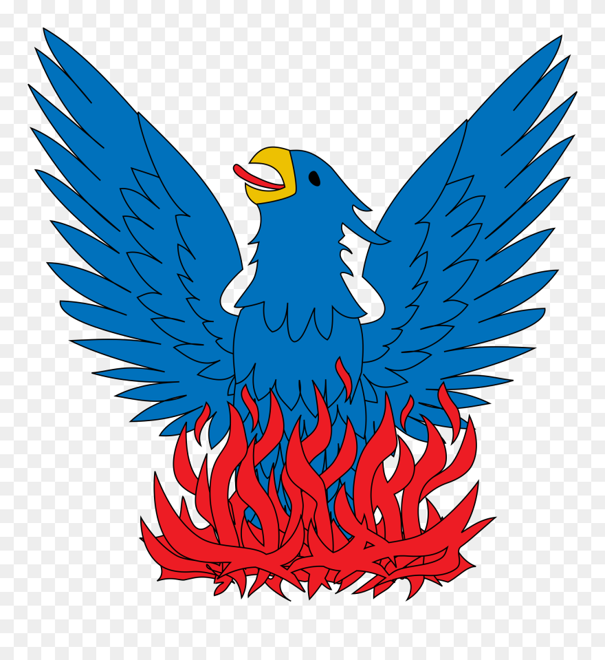 230 × 240 Pixels - Phoenix Heraldry Clipart - Png Download
