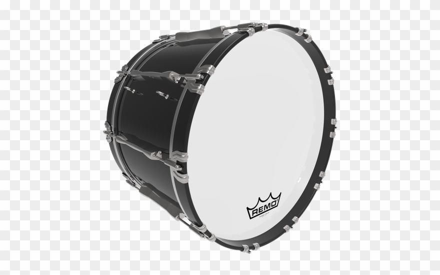 Powermax® Ultra White Crimplock® Image Marching Bass Drum Remo Clipart (2056932) PinClipart