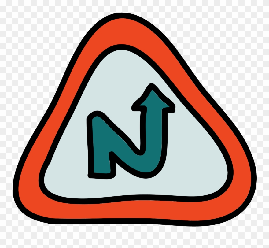 Turn Street Sign Icon - Traffic Sign Clipart