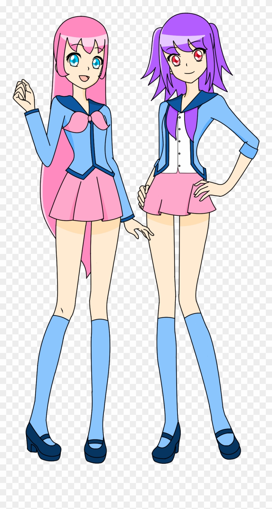 Ongakugaoka Middle School Winter Uniform Clipart