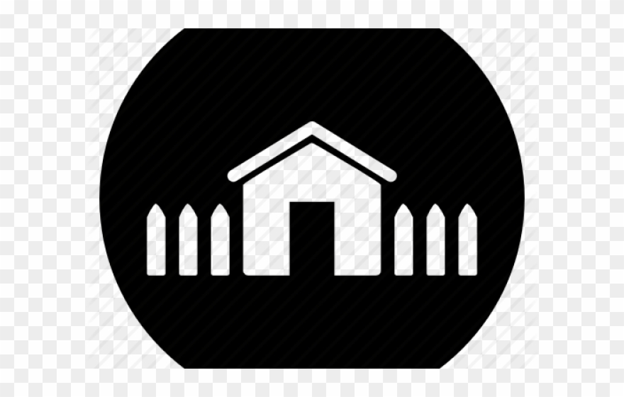Home Icons Fence - Home Clipart