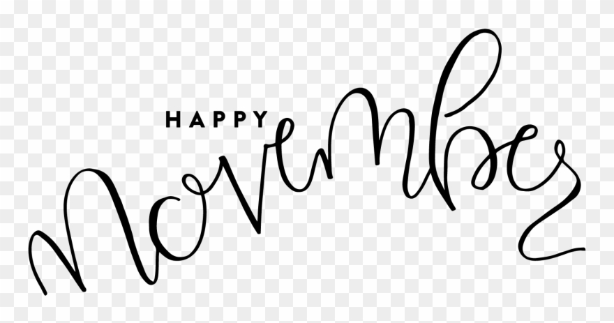 November Transparent Images Png - Happy November Clipart