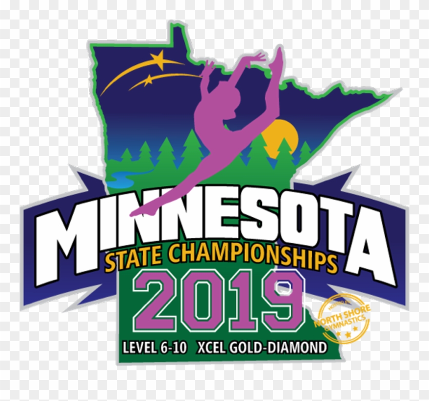 State Gymnastics Meet Logo Clipart