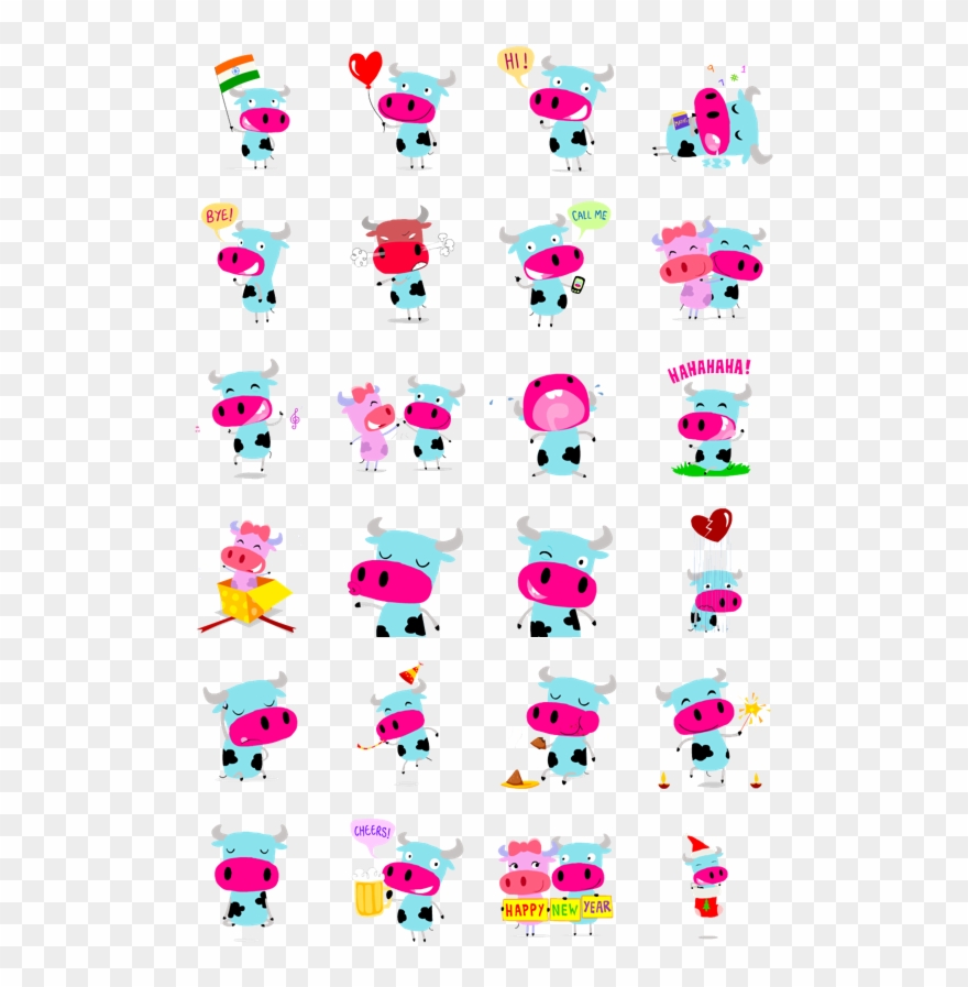 Stickers Are A Unique Way Of Sharing Your Expressions - Moohan Clipart