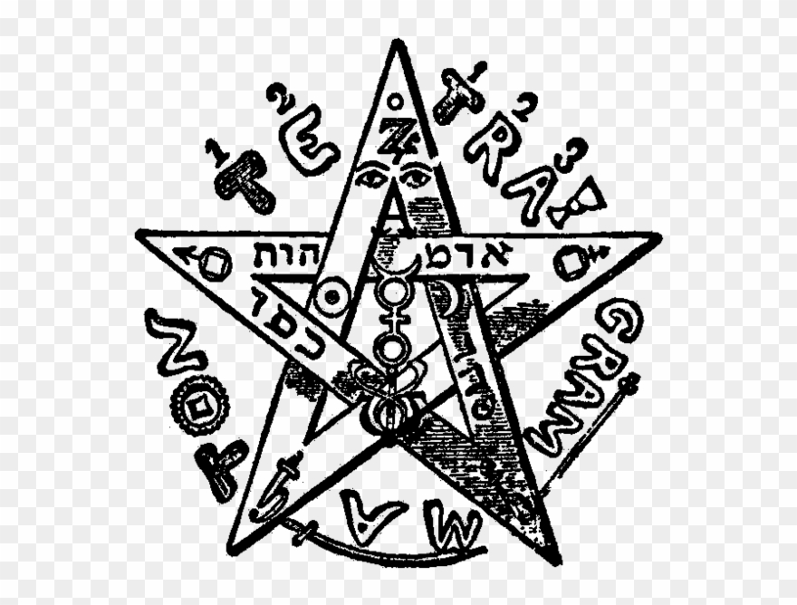 Pentagram Eliphas Levi - Eliphas Levi Pentagram Clipart