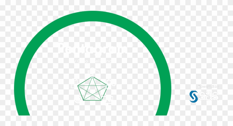 Pentagram New - Circle Clipart