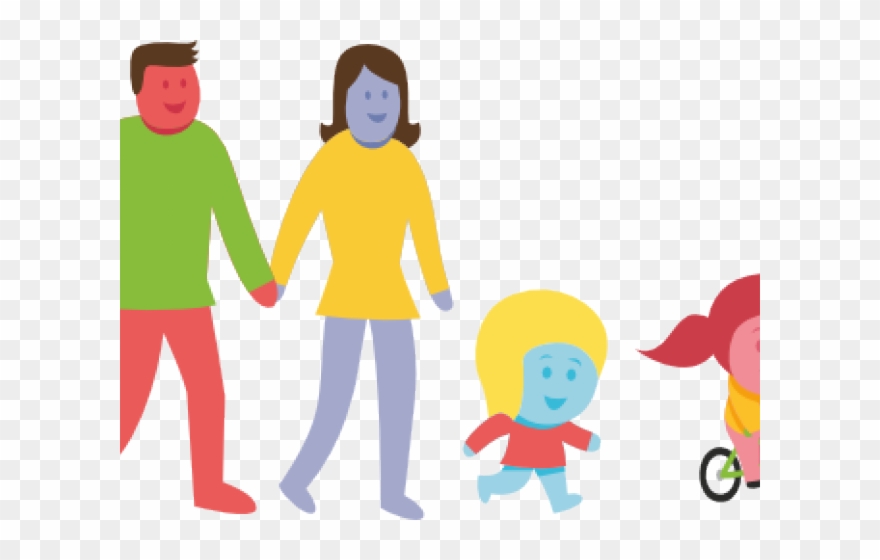 Active Family Cliparts - Cartoon - Png Download