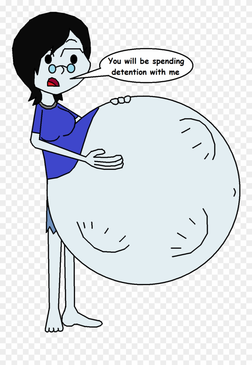 Teacher Inflation Drawing Clip Art - Inflation Drawing - Png Download