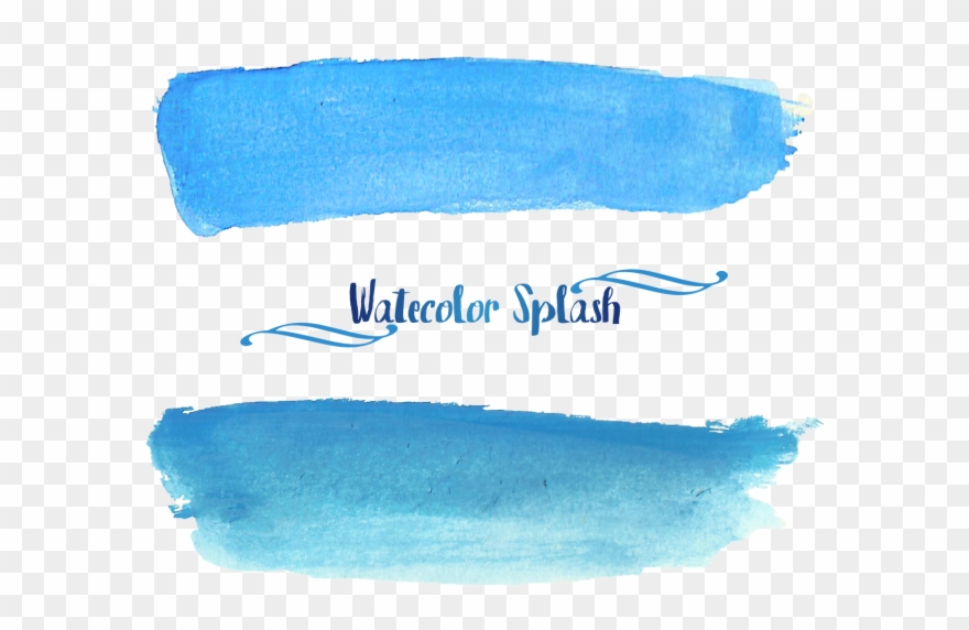 Watercolor Blue Png Clip Library Download - Imagens Tumblr Azul Em Png Transparent Png