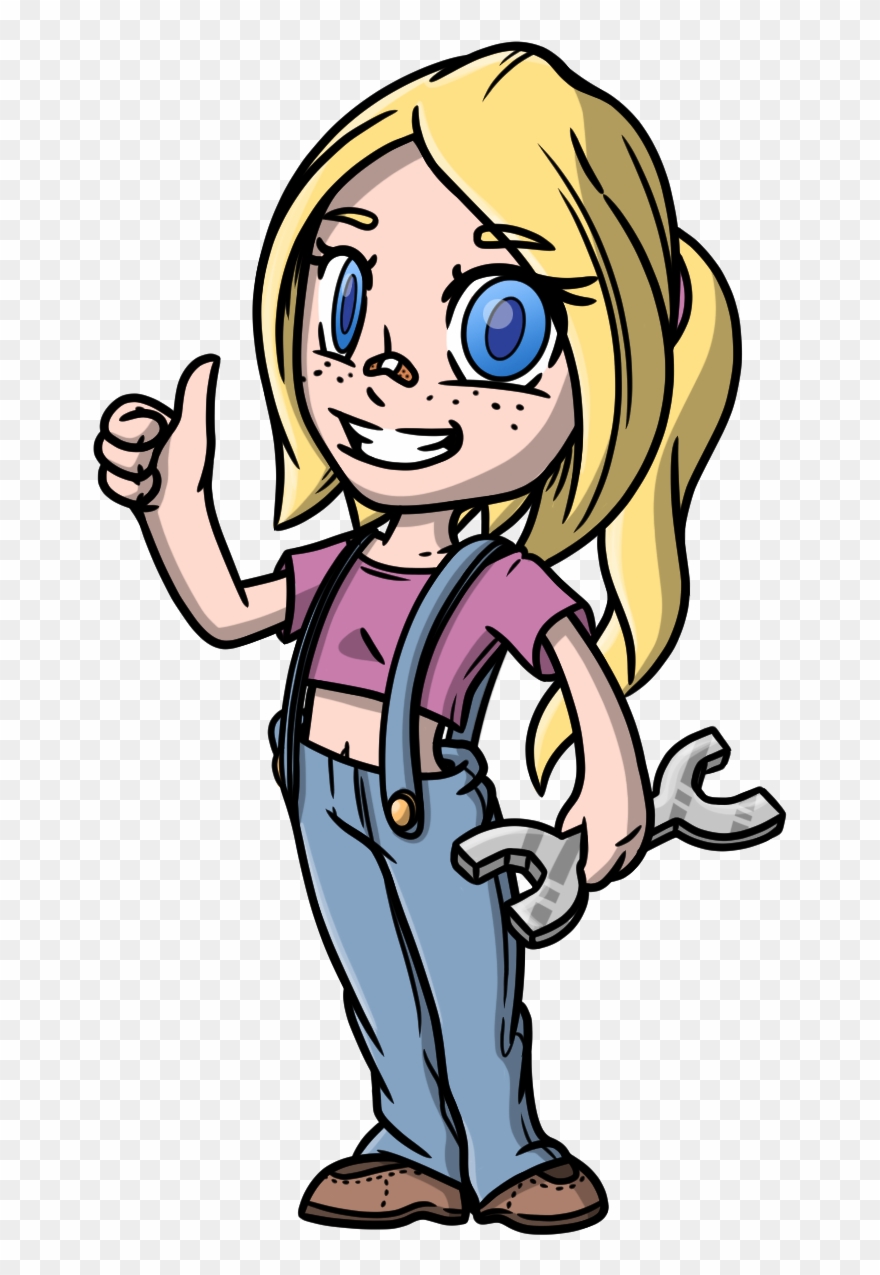 Mechanic Girl - Mechanic Clipart