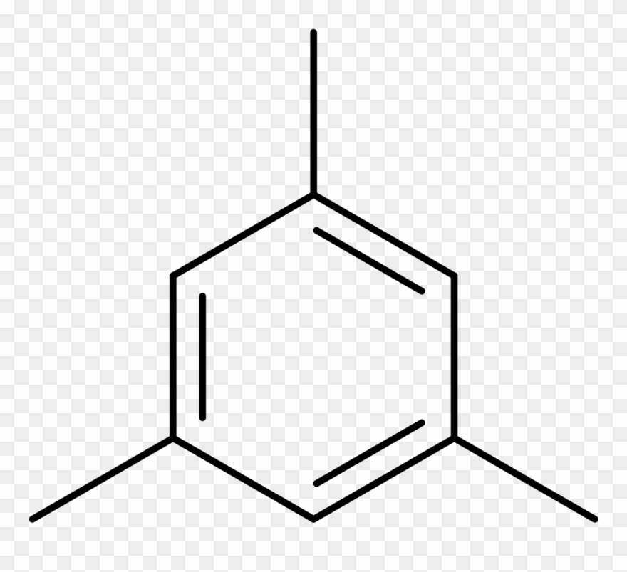 File - 1,3,5-trimethylbenzene - Svg Clipart