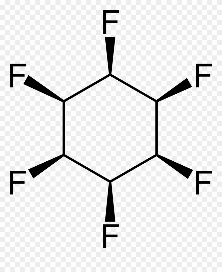 File All Cis Hexafluorocyclohexane - 1 2 3 4 5 6 Hexafluorocyclohexane Clipart