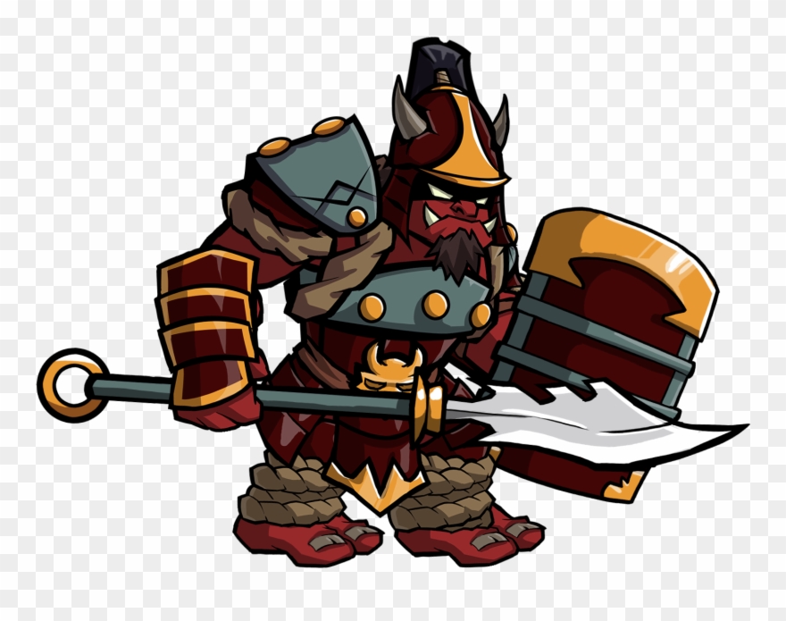 Liashi Ogre Guardian El4 Art - Comics Clipart