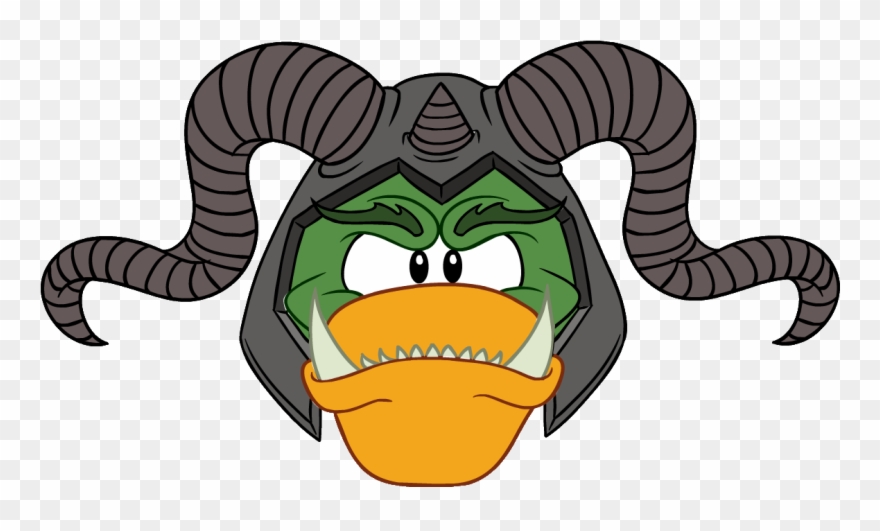 Horned Ogre Head - Club Penguin Ogre Clipart
