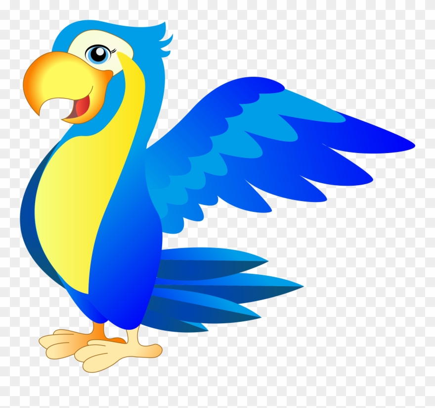 This Is A Hangtag, Designed To Accompany A Plush Version - Parakeet Clipart