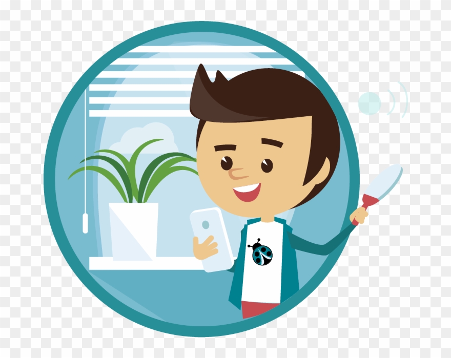Jim Works As Software Development In Test - Cartoon Clipart