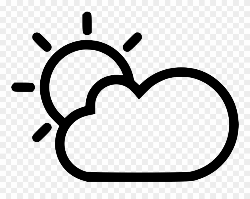/ Pix - Cloud Sun Icon Png Clipart