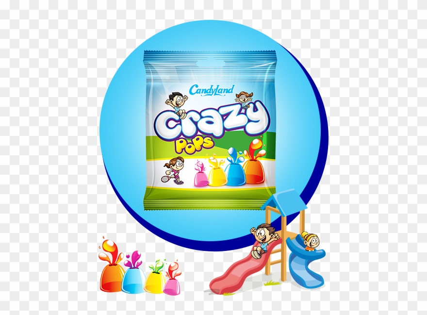 Crazy Pops - Candy Land Clipart