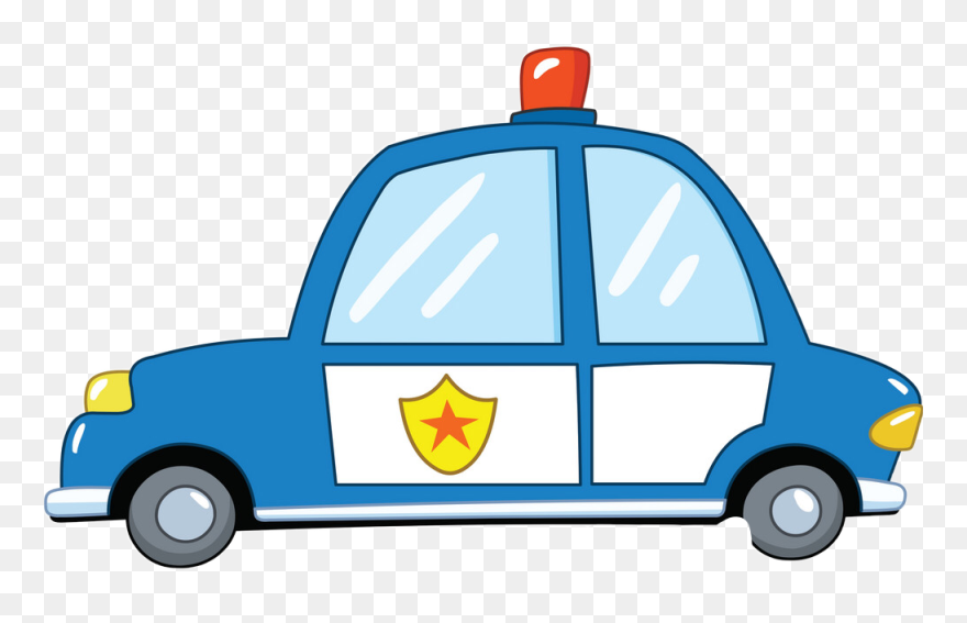 Police Car Cartoon Clipart