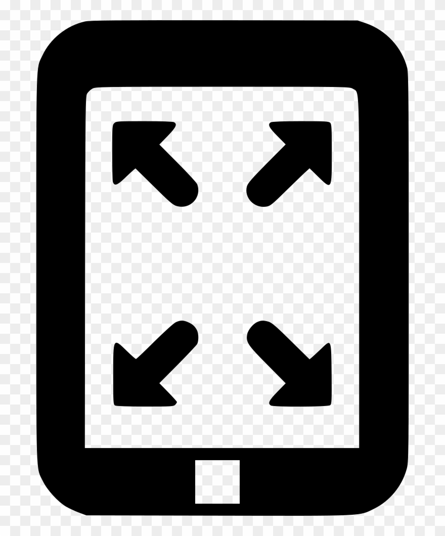 Png File - Glyphicon Fullscreen Clipart