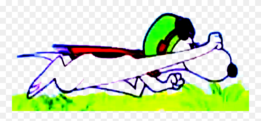 Super Hero Snoopy - Snoopy Clipart
