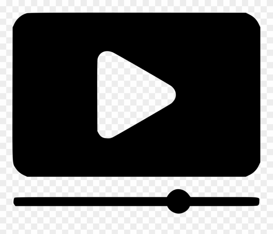 Video Player Presentation Filled Comments Clipart