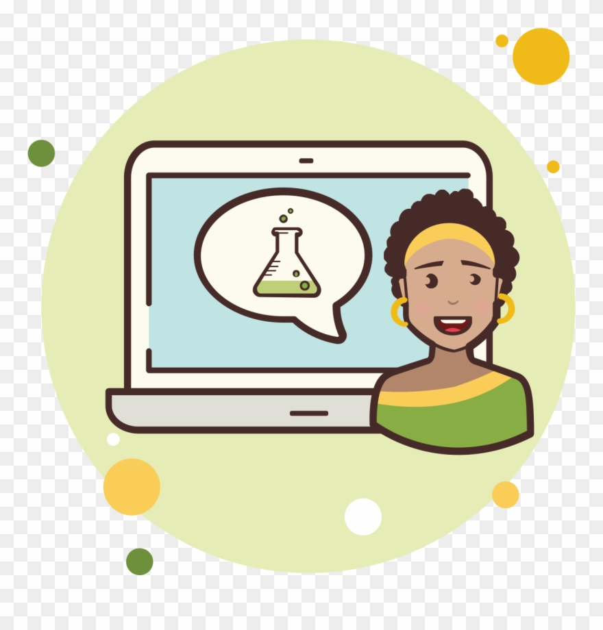 Laptop Chemical Test Tube Icon - Icon Clipart