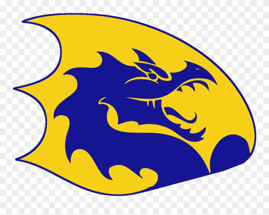4 Doddridge County Face Off In A Class A - Cameron High School Wv Dragon Clipart