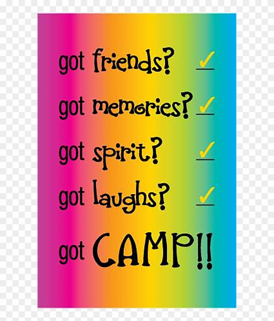 Confetti And Friends Hi From Camp Postcards - Tattoo/got Camp Post Card Set Clipart