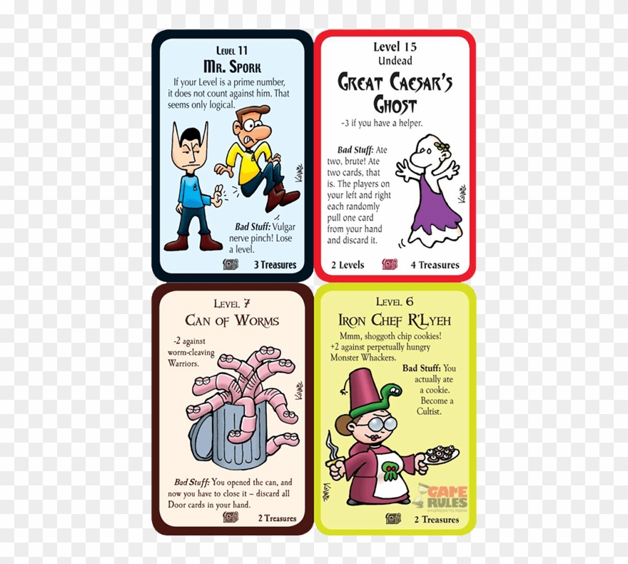 Steve Jackson Games Munchkin Hidden Treasures Card Clipart