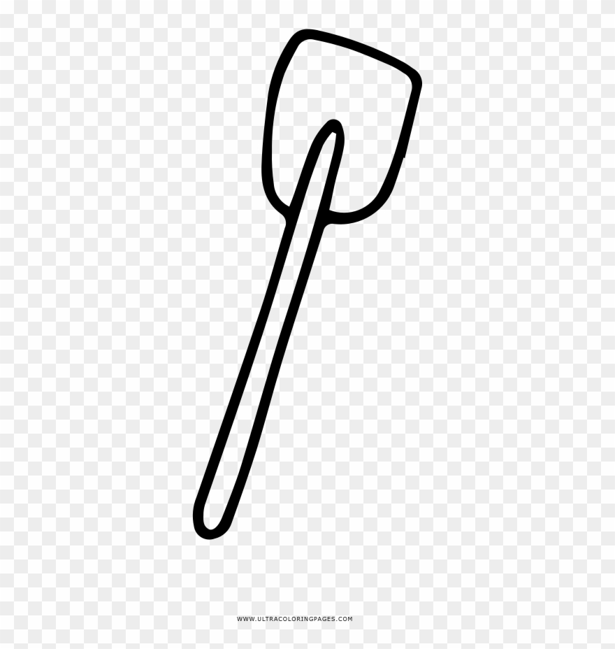 Paddle Coloring Page - Line Art Clipart