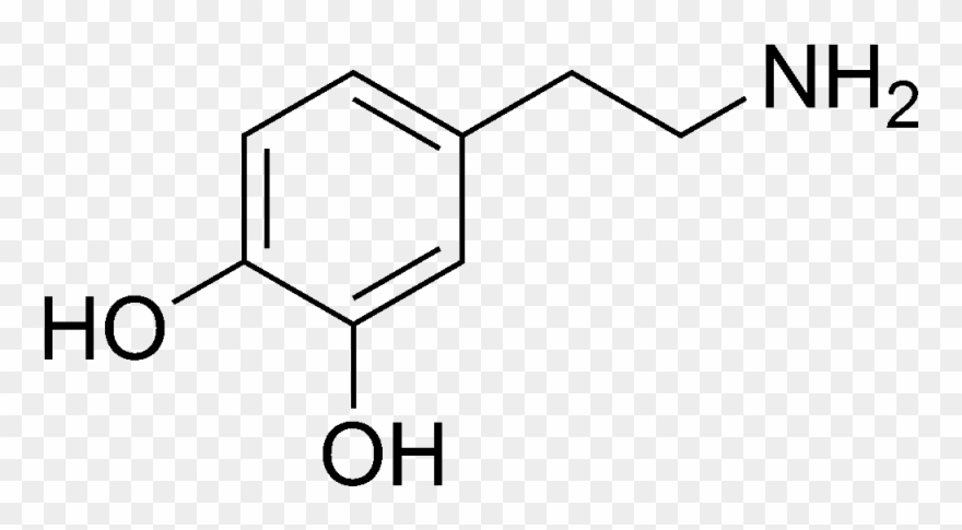 Dopamine - Dopamine Structure Clipart