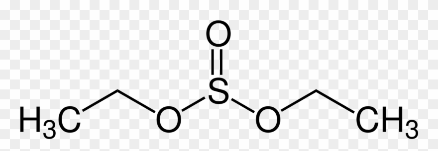 Diethyl Sulfite Structural Formulav1-seite001 - R Ethyl 3 Hydroxybutanoate Clipart