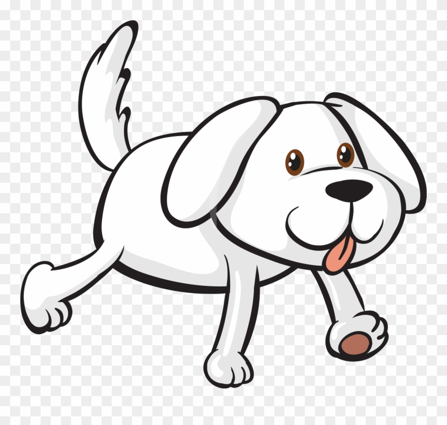 Maltese Dog Bichon Frise Puppy Clip Art - Koşan Köpek Çizimi - Png Download